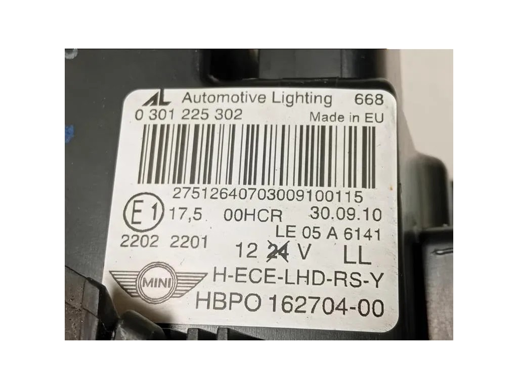 Proiettore ANT SX 162704-00 Mini MINI Cooper R56 2007