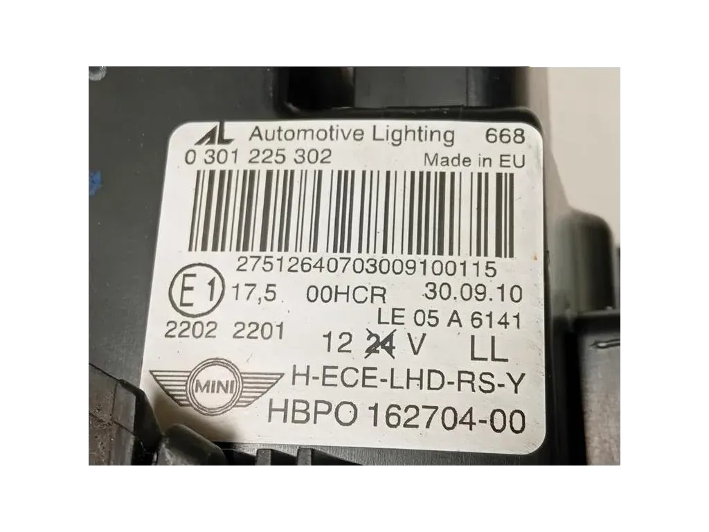 Proiettore ANT SX 162704-00 Mini MINI Cooper R56 2007