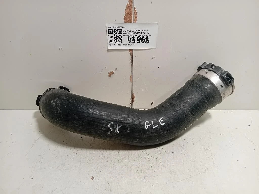 Manicotto Intercooler INF A1665280082 Mercedes Classe GLE W166 2015