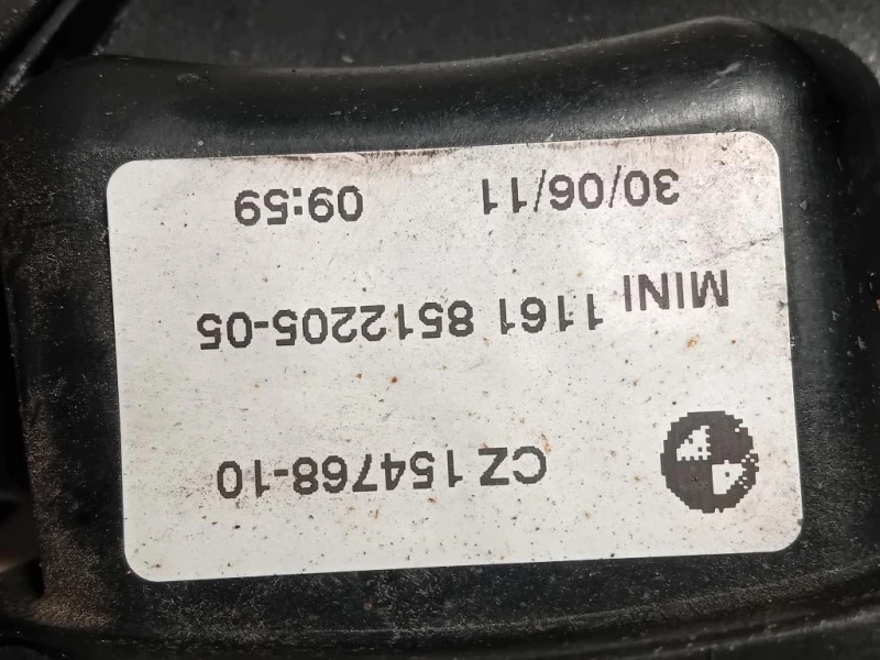 Manicotto Intercooler INF 11618512205 Mini MINI Clubman R55 2011