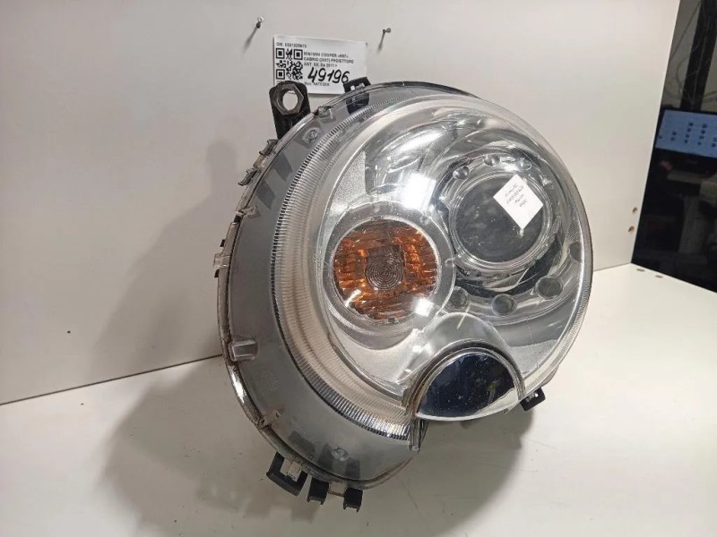 Proiettore ANT SX 0301225674 162705 Mini MINI Cooper R57 Cabrio 2007