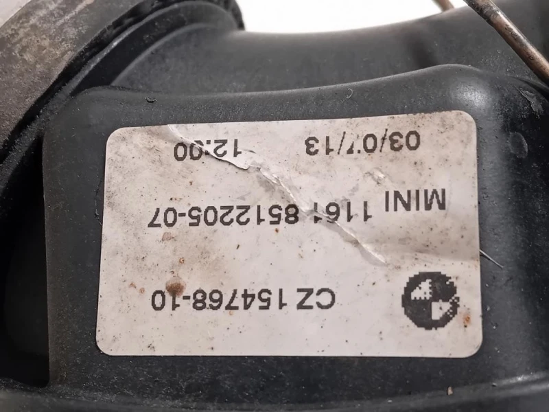 Manicotto Intercooler INF 11618512205 Mini MINI Cooper R57 Cabrio 2007