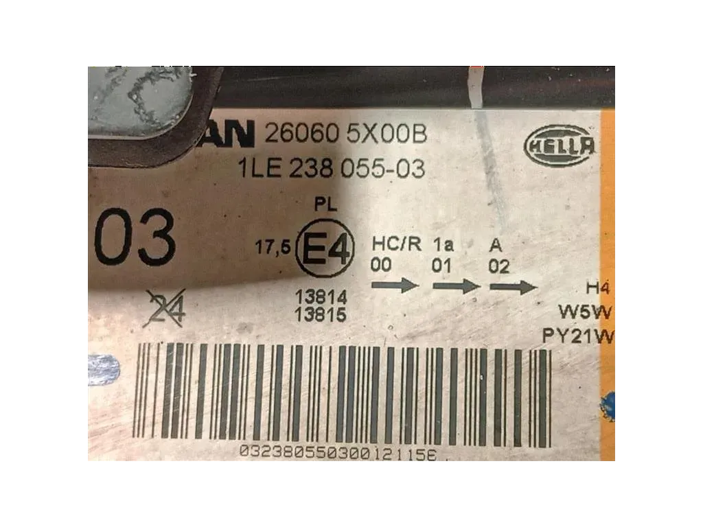 Proiettore ANT SX 260605X00B Nissan Navara 2010