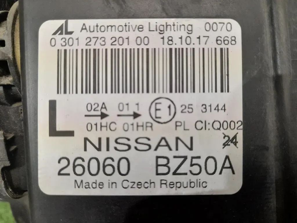 Proiettore ANT SX 26060BZ50A NV400 Nissan Nv400 2012