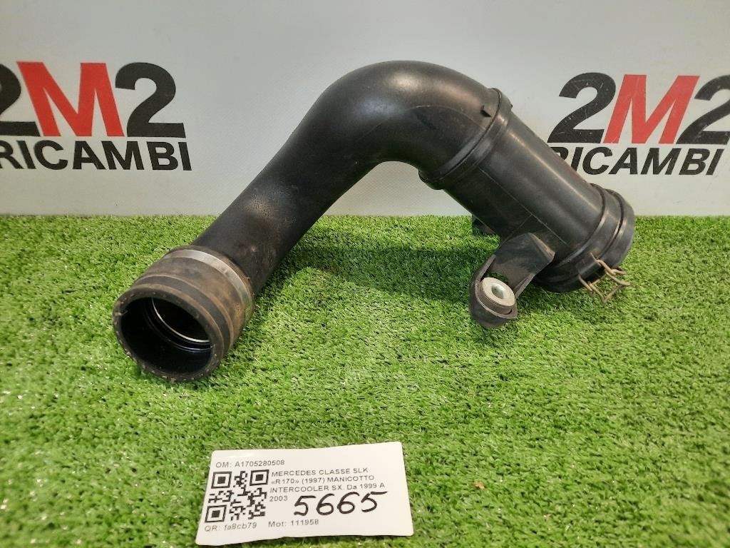 Manicotto Intercooler SX A1705280508 Mercedes Classe SLK R170 1997
