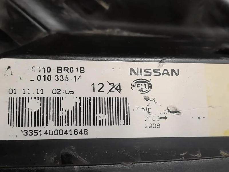 Proiettore ANT SX 26060BR00B Nissan Qashqai I 2010