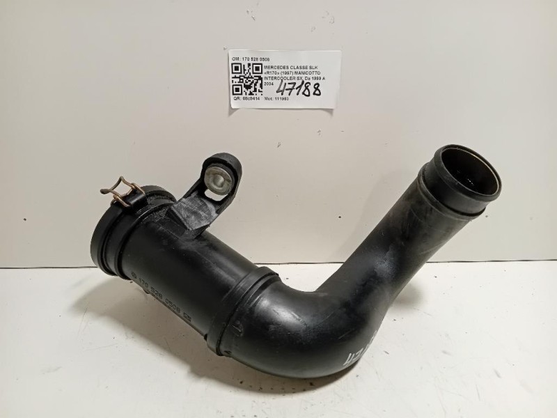 Manicotto Intercooler SX 170 528 0508 Mercedes Classe SLK R170 1997