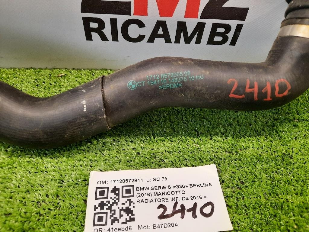 Manicotto Radiatore INF 17128572911 Bmw Serie 5 G30 Berlina 2016