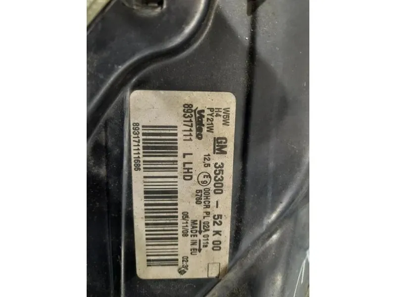 Proiettore ANT SX 93193971 Opel Agila B 2008