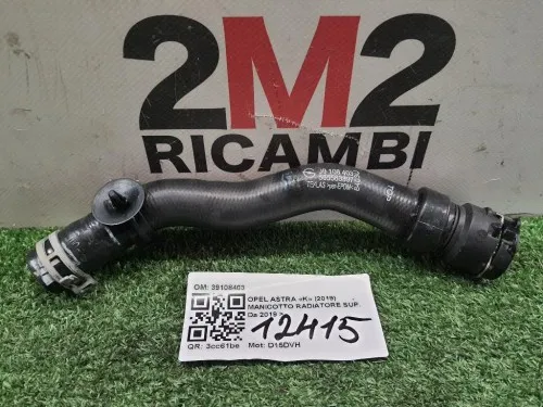 Manicotto Radiatore SUP 39108403 Opel Astra K 2019