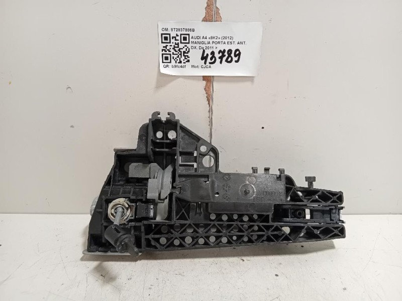 Maniglia Porta EST ANT DX 8T2837886B Audi A4 8K2 2012