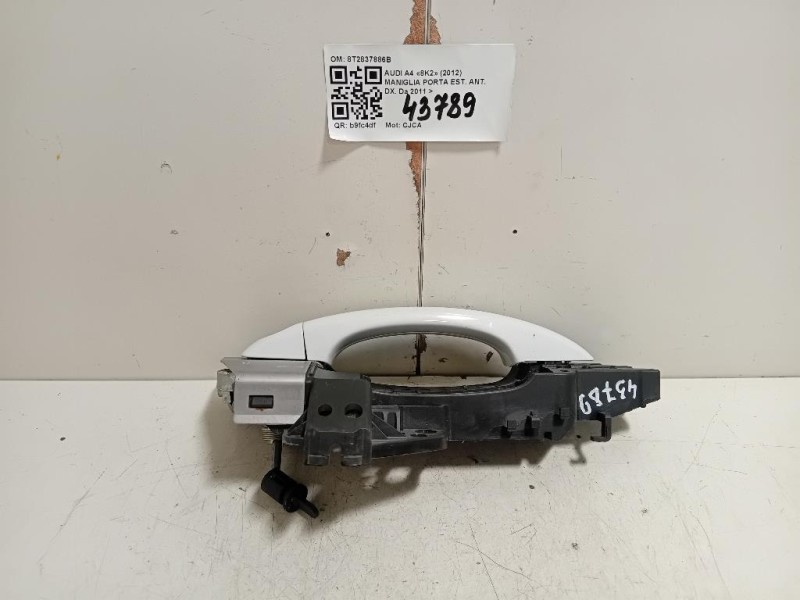 Maniglia Porta EST ANT DX 8T2837886B Audi A4 8K2 2012