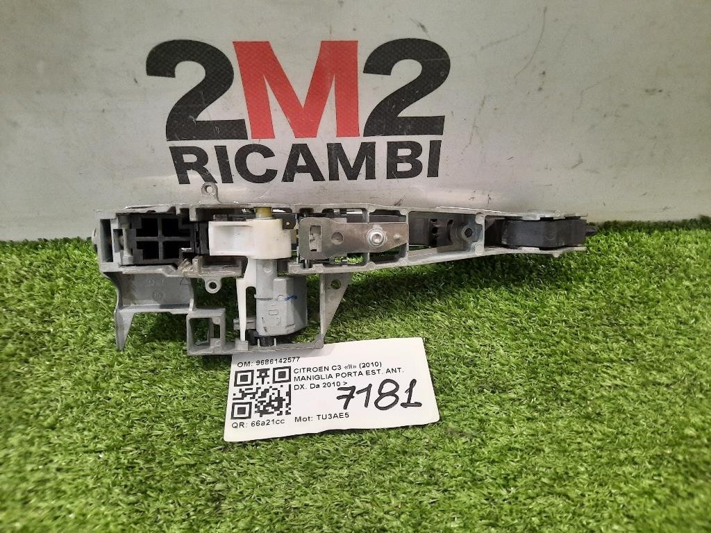 Maniglia Porta EST ANT DX 9686142577 Citroen C3 II 2010