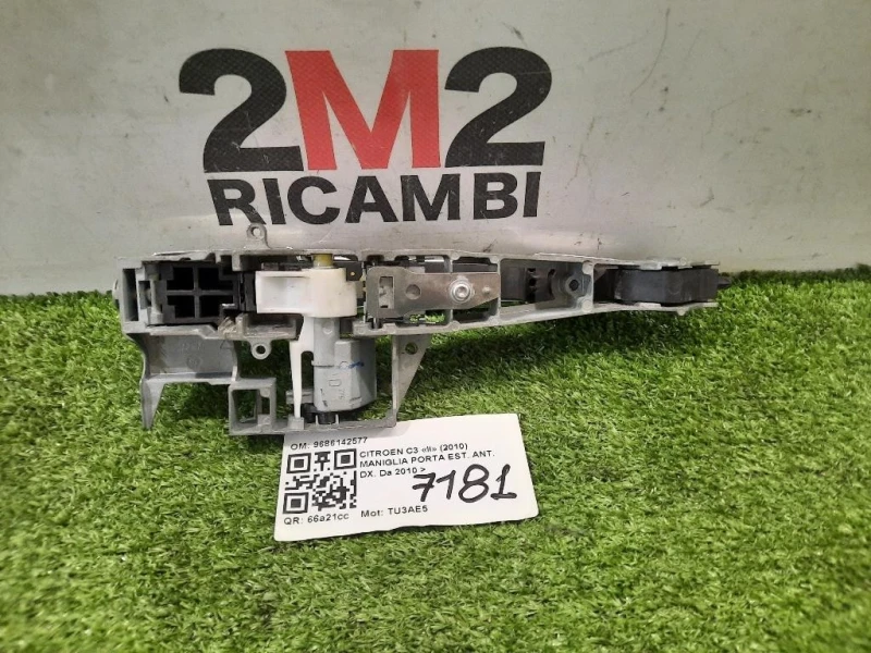 Maniglia Porta EST ANT DX 9686142577 Citroen C3 II 2010