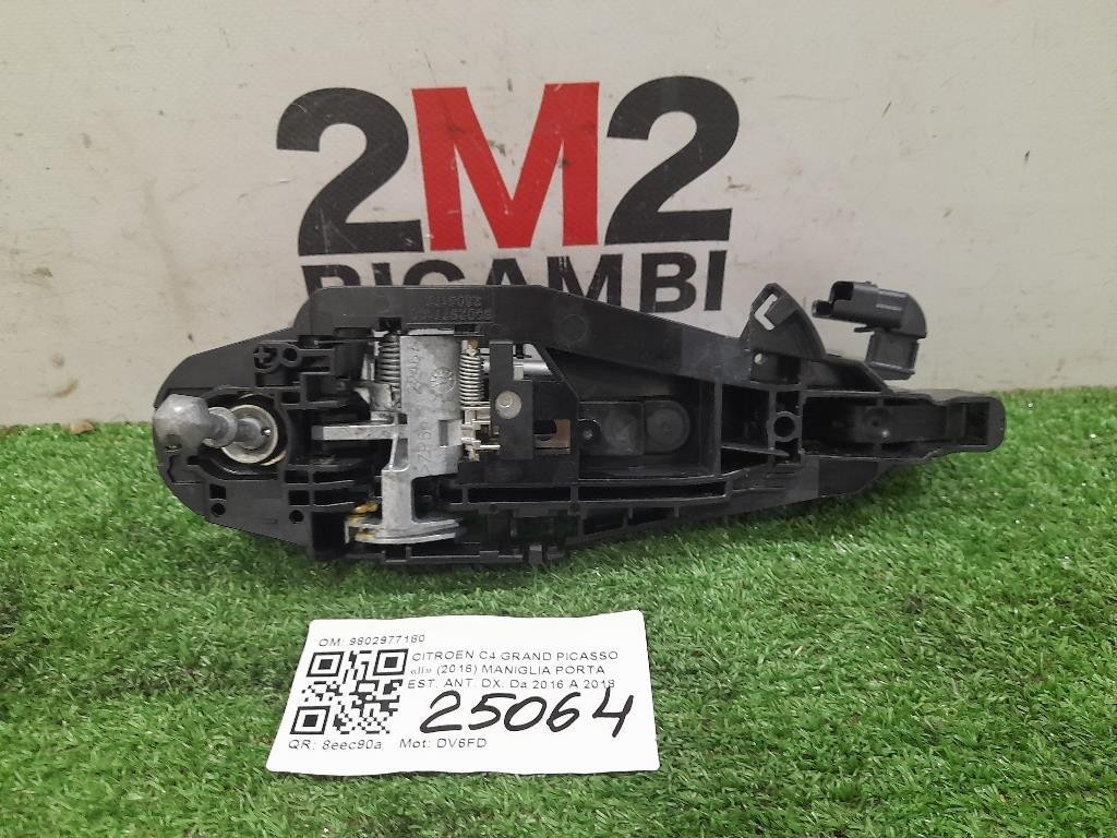 Maniglia Porta EST ANT DX 9802977180 Citroen C4 Grand Picasso II 2016