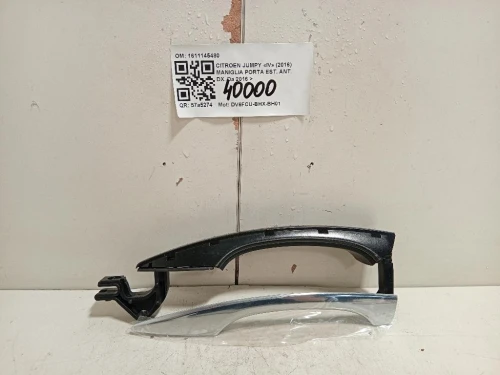 Maniglia Porta EST ANT DX 1611145480 Citroen Jumpy IV 2016