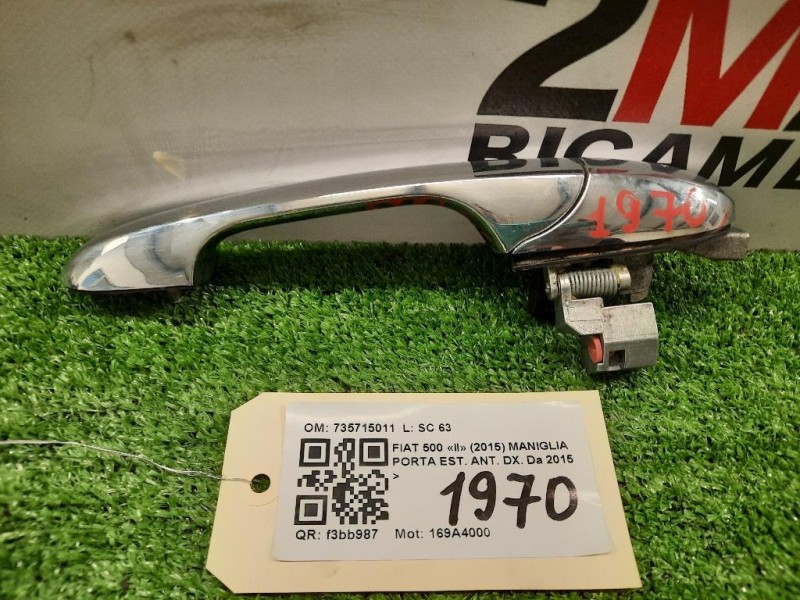 Maniglia Porta EST ANT DX 735715011 Fiat 500 II 2015