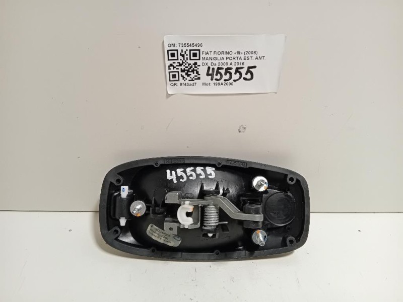Maniglia Porta EST ANT DX 735545496 Fiat Fiorino III 2008