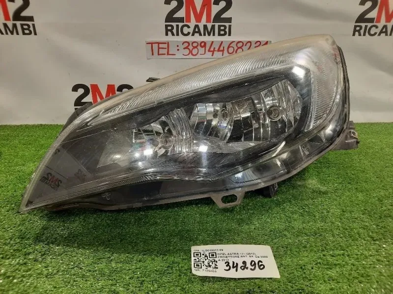Proiettore ANT SX 1LG010011-09 Opel Astra J 2012