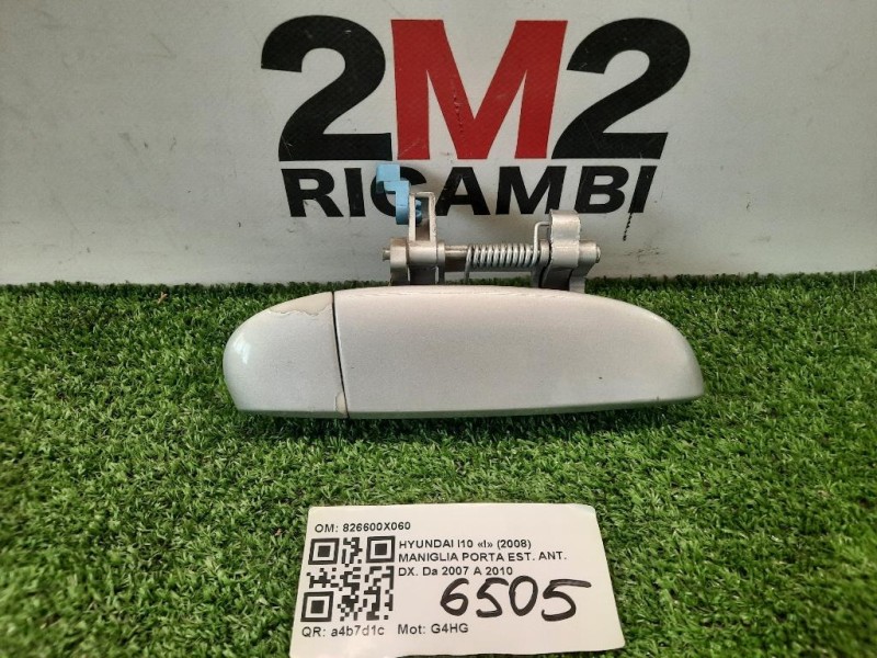 Maniglia Porta EST ANT DX 826600X060 Hyundai I10 I 2008