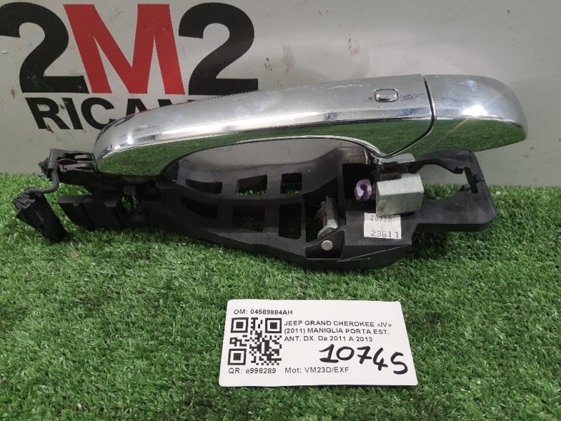 Maniglia Porta EST ANT DX 04589884AH Jeep Grand Cherokee IV 2011