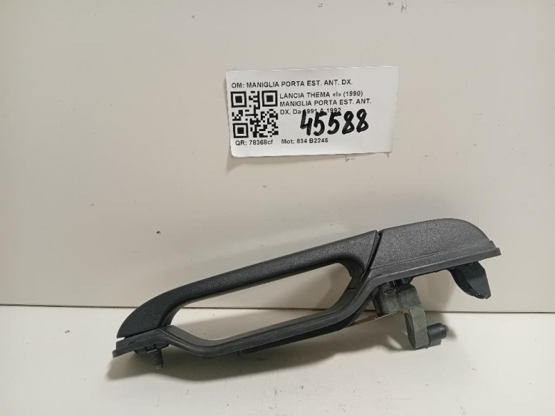 Maniglia Porta EST ANT DX 82443421 Lancia Thema I 1990