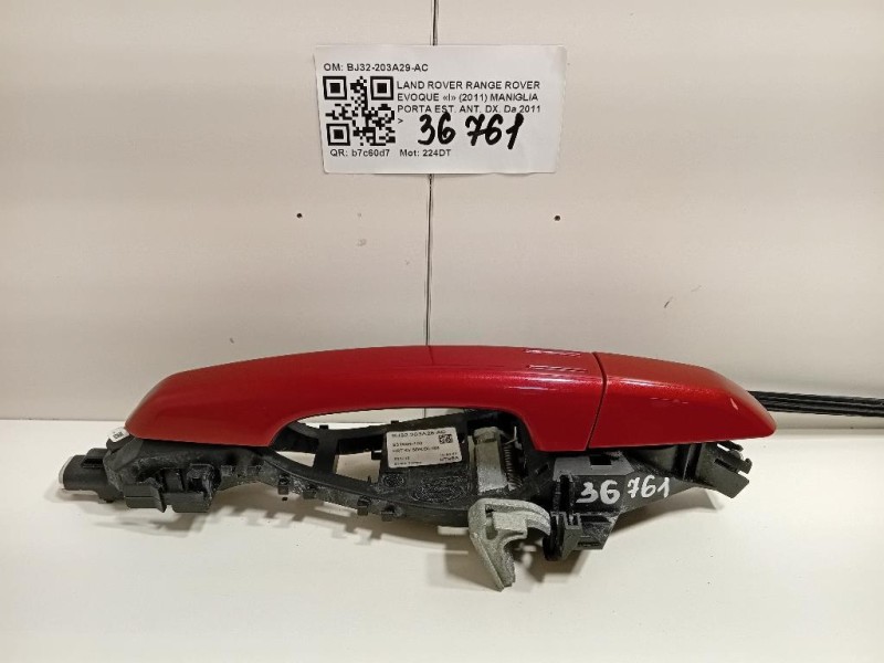 Maniglia Porta EST ANT DX BJ32203A29AC Land Rover Range Rover Evoque I 2011