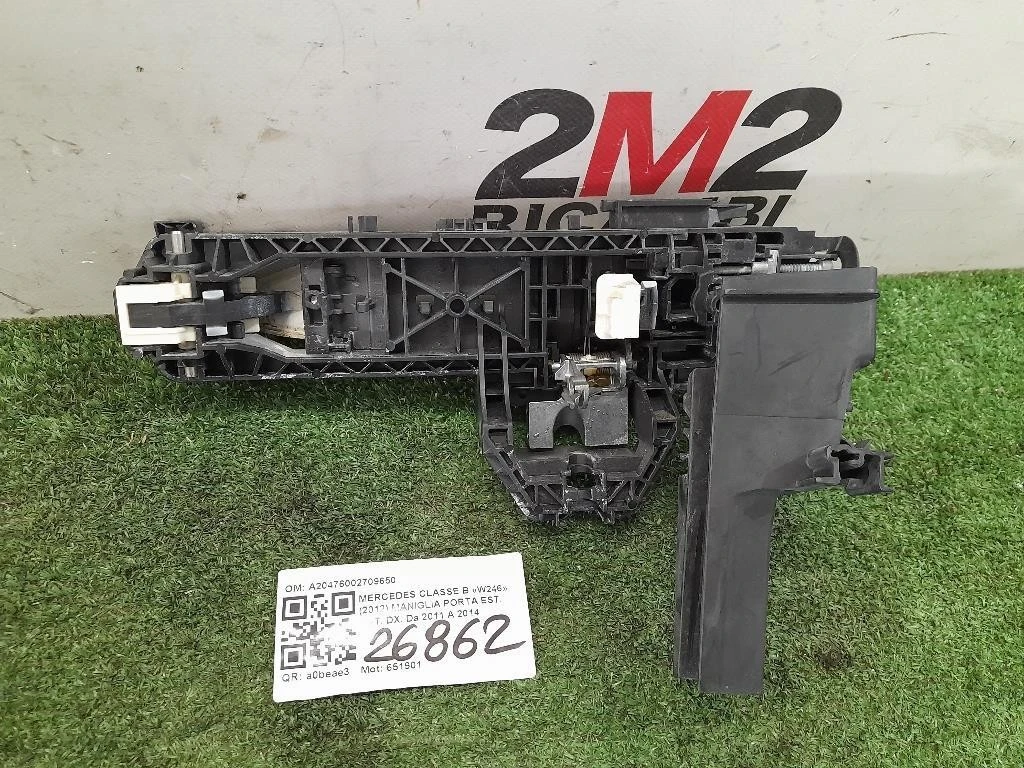 Maniglia Porta EST ANT DX A20476002709650 Mercedes Classe B W246 2012