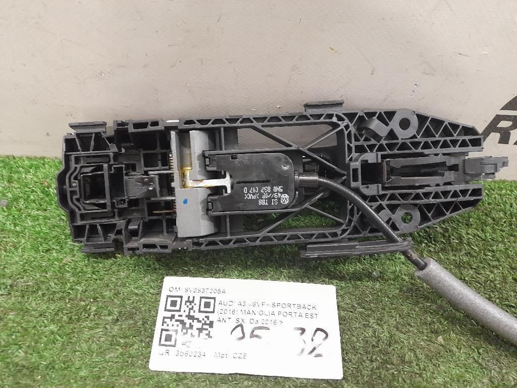 Maniglia Porta EST ANT SX 8V0837205A Audi A3 8VF Sportback 2016