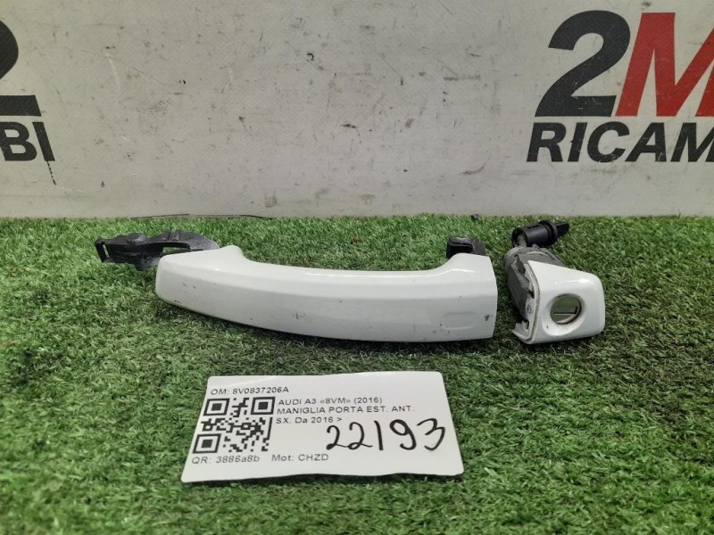 Maniglia Porta EST ANT SX 8V0837206A Audi A3 8VM 2016