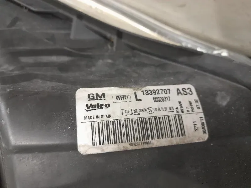 Proiettore ANT SX 13392707 Opel Corsa D 2011