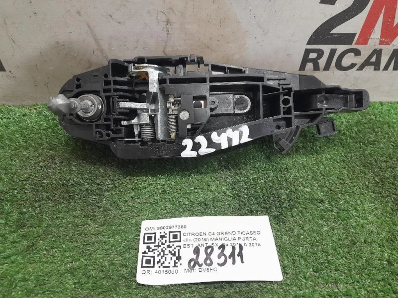Maniglia Porta EST ANT SX 9802977380 Citroen C4 Grand Picasso II 2016