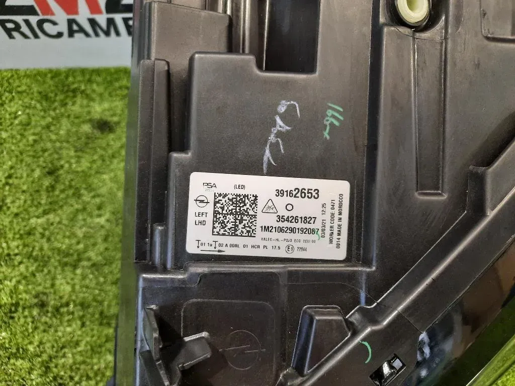 Proiettore ANT SX 9829522780 39162653 ECO LED Opel Corsa F 2019