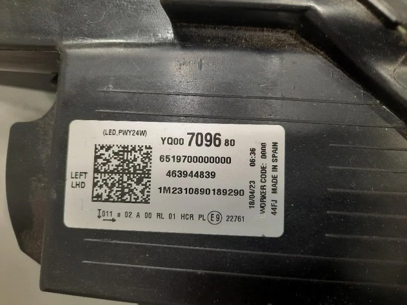 Proiettore ANT SX YQ00709680 Opel Crossland X 2021