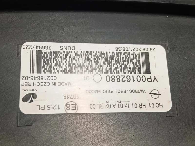 Proiettore ANT SX YP00162880 Opel Grandland X 2017