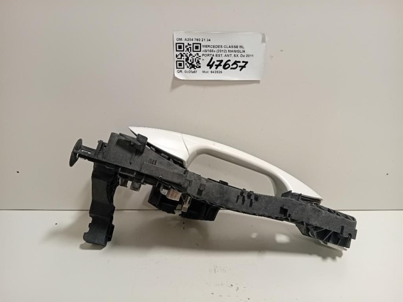Maniglia Porta EST ANT SX A204 760 21 34 Mercedes Classe ML W166 2012
