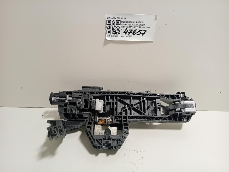 Maniglia Porta EST ANT SX A204 760 21 34 Mercedes Classe ML W166 2012