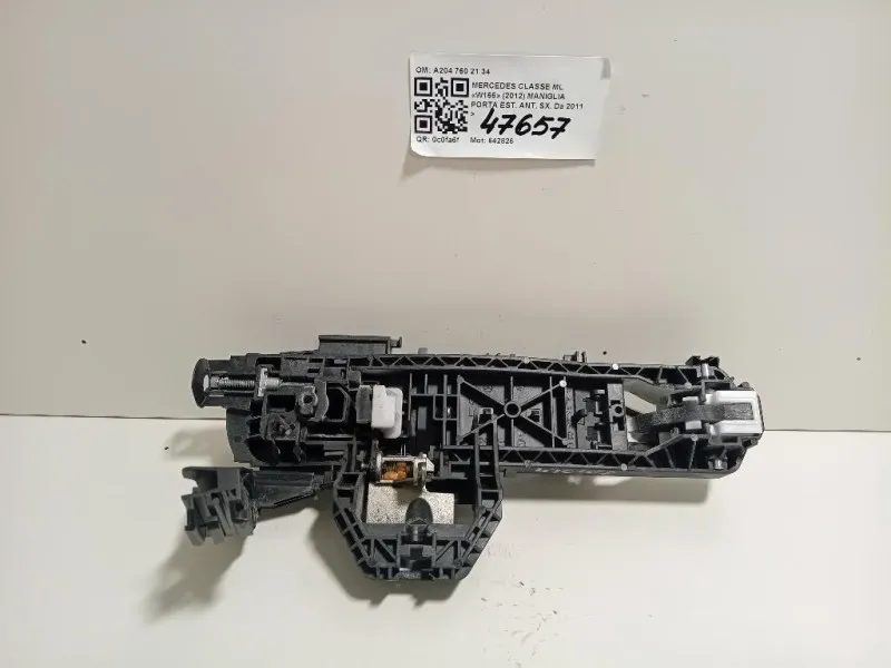 Maniglia Porta EST ANT SX A204 760 21 34 Mercedes Classe ML W166 2012