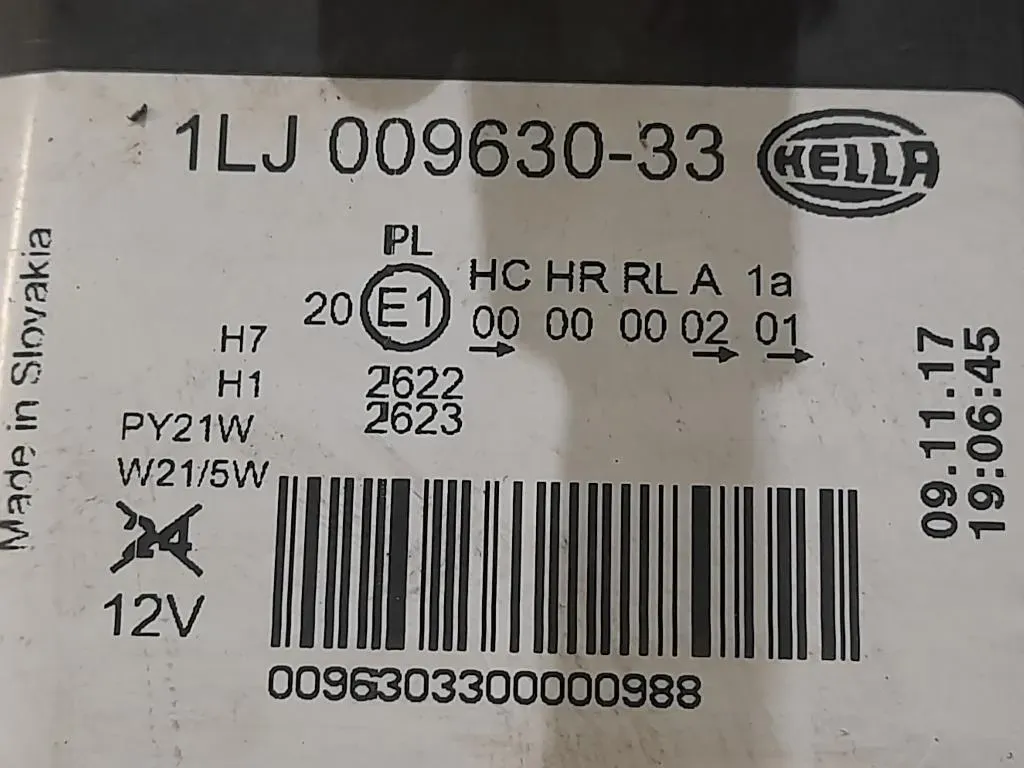 Proiettore ANT SX 1LJ009630-33 Opel Insignia A 2009