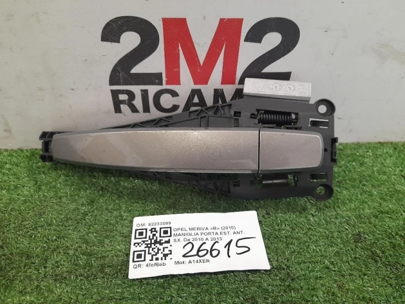 Maniglia Porta EST ANT SX 92233089 Opel Meriva B 2010