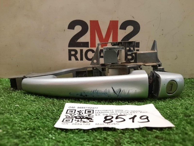 Maniglia Porta EST ANT SX 9686142477 Peugeot 3008 I 2009