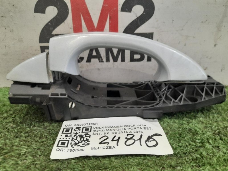 Maniglia Porta EST ANT SX 5G0837205R Volkswagen GOLF VII 2013