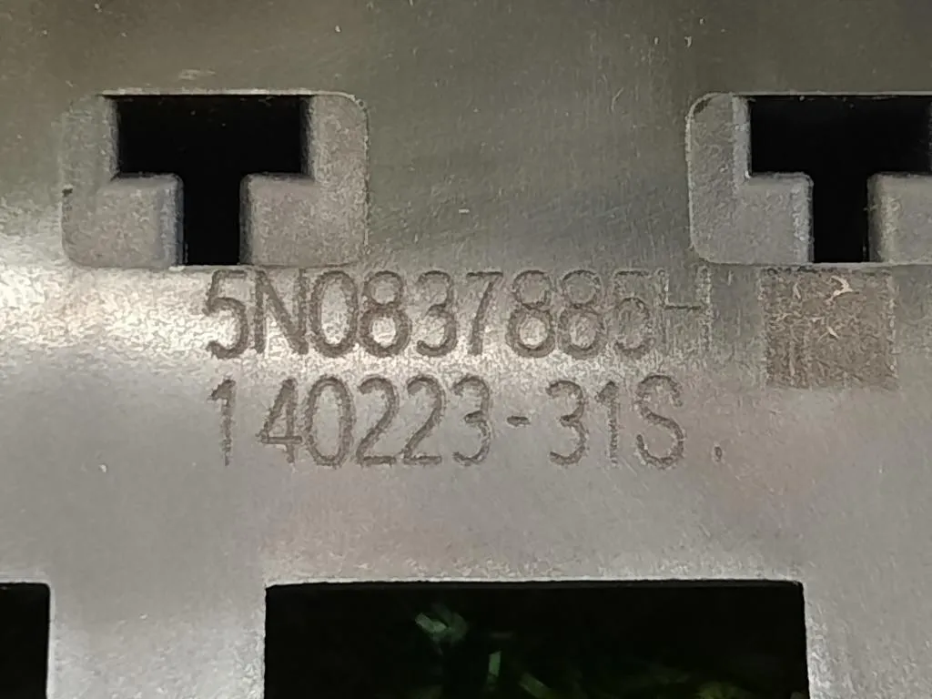 Maniglia Porta EST ANT SX 5N0837885H STAFFA MANIGLIA PORTA ANT SX Volkswagen GOLF VII 2013