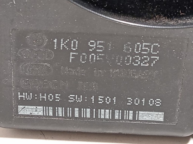 Tromba Clacson 1K0 951 605 C Audi A1 8XK 2015