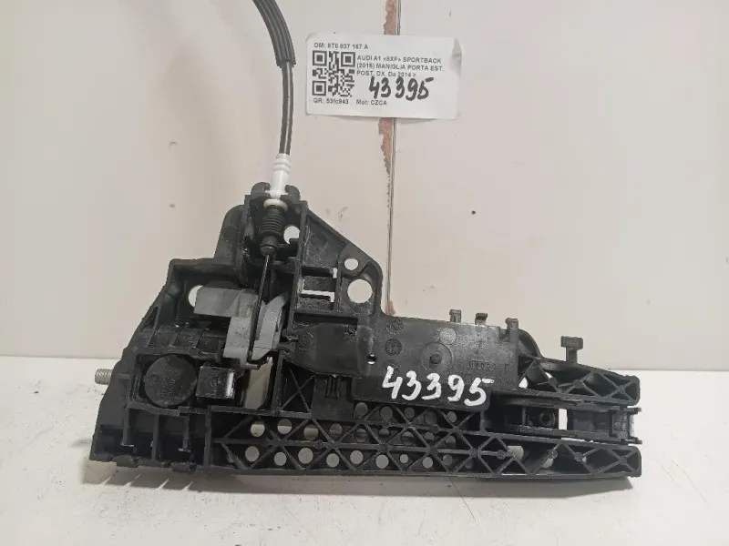 Maniglia Porta EST POST DX 8T0 837 167 A Audi A1 8XF Sportback 2015