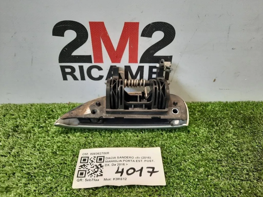 Maniglia Porta EST POST DX 806062700R Dacia Sandero II 2016