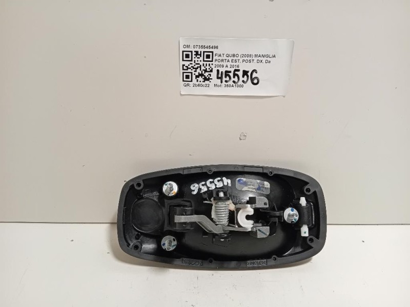Maniglia Porta EST POST DX 0735545496 Fiat QUBO 2008