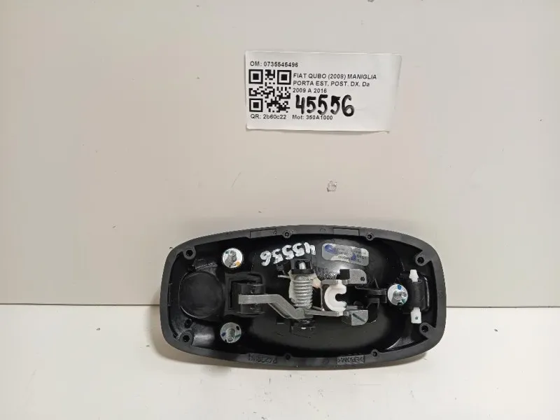 Maniglia Porta EST POST DX 0735545496 Fiat QUBO 2008