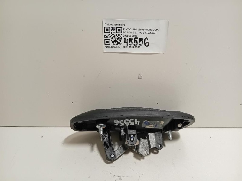 Maniglia Porta EST POST DX 0735545496 Fiat QUBO 2008