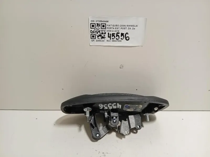 Maniglia Porta EST POST DX 0735545496 Fiat QUBO 2008